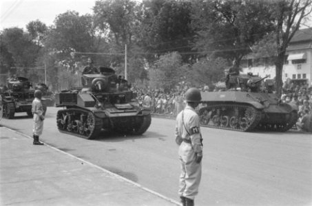 Stuart tanks van een Eskadron Vechtwagens KNIL, Bestanddeelnr 1-3-2