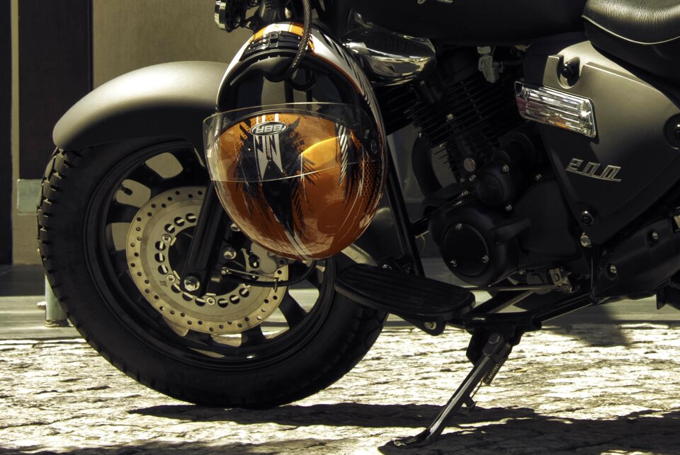 Wheel motorbike classic