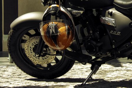 Wheel motorbike classic