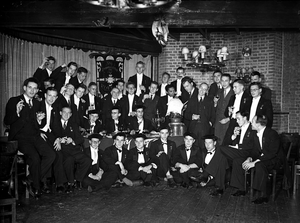 Studenten in Kievietsgat, Bestanddeelnr 902-4711
