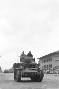 Stuart Tank van een Eskadron Vechtwagens KNIL, Bestanddeelnr 248-4-1