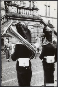 Studenten, erewachten, parades, Bernhard, prins, Pro Patria, Bestanddeelnr 056-1136