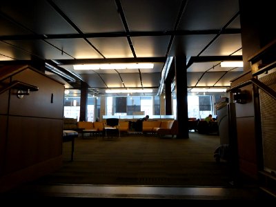 Student study area at the University of Rochester