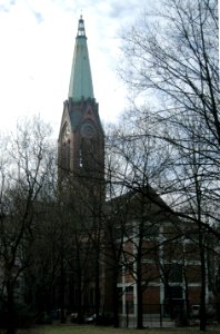 St-Simeon-Kirche Hofansicht