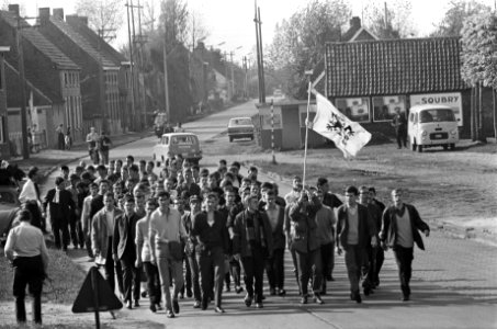 Studenten, betogingen, België, Bestanddeelnr 919-6461
