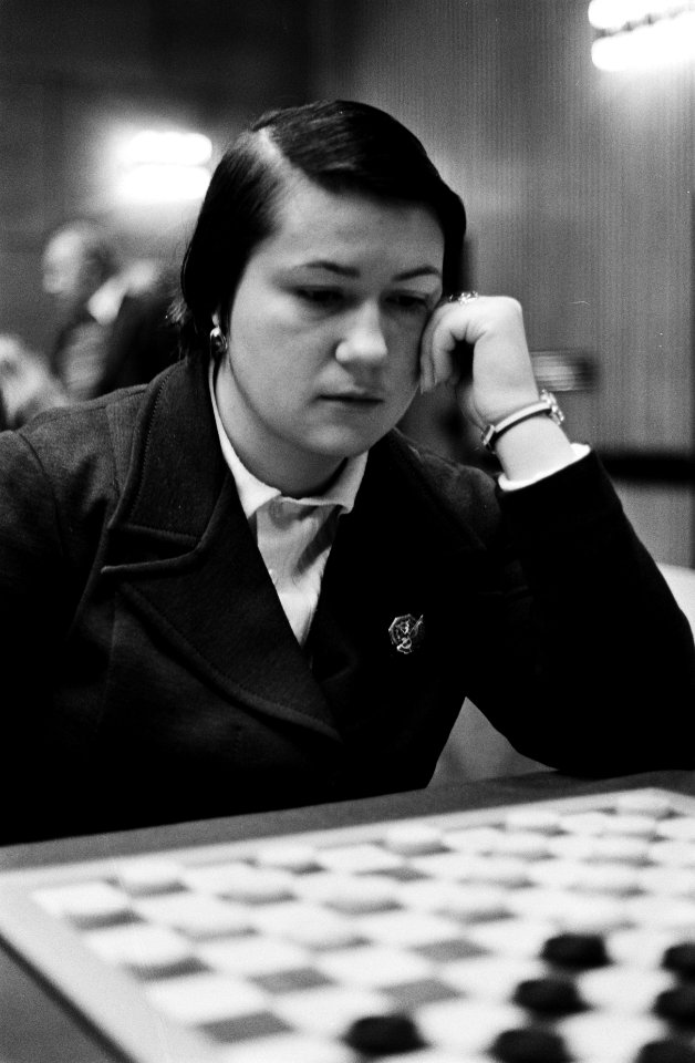Suikerdamtoernooi Amsterdam wereldkampioene Elena Michailovskaja (USSR) in acti, Bestanddeelnr 929-4998