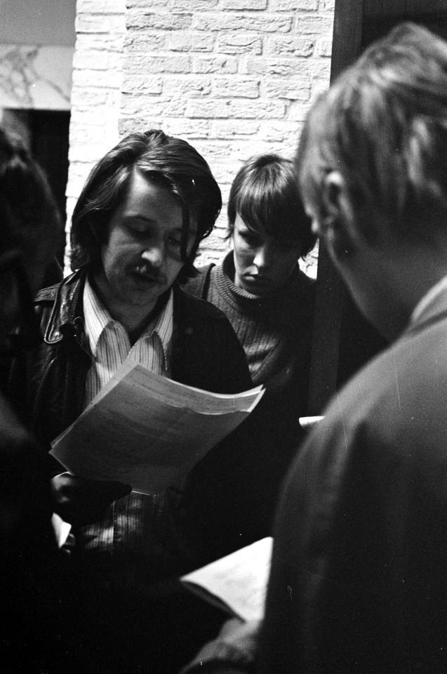 Studenten bezetten Maagdenhuis, Amsterdam studenten in Maagdenhuis, Bestanddeelnr 922-4304