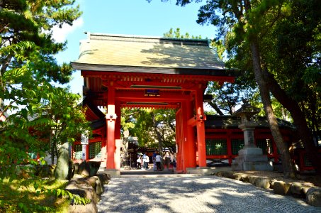 Sumiyoshi-taisha, Koufuku-mon-2