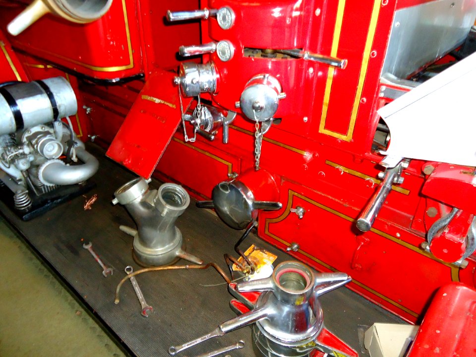 Summit NJ Firetruck 1927 sideview