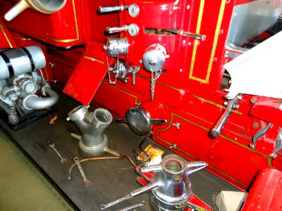 Summit NJ Firetruck 1927 sideview