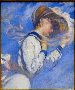 Summer Breeze by Edmund Charles Tarbell, 1904, oil on canvas - Currier Museum of Art - Manchester, NH - DSC07554