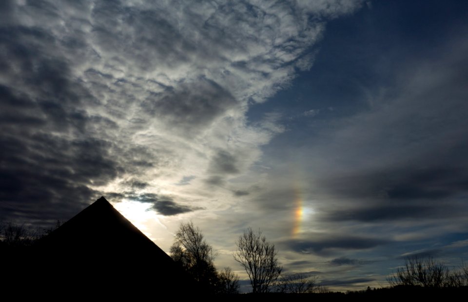 Sun dog over Brastad