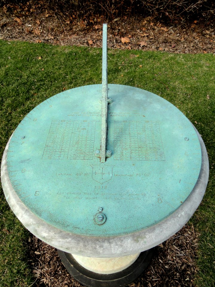 Sundial - Frick Art & Historical Center - Pittsburgh, PA - DSC05051