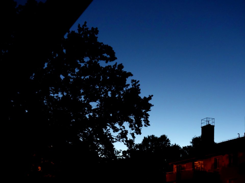 Summersky around midnight in Lysekil