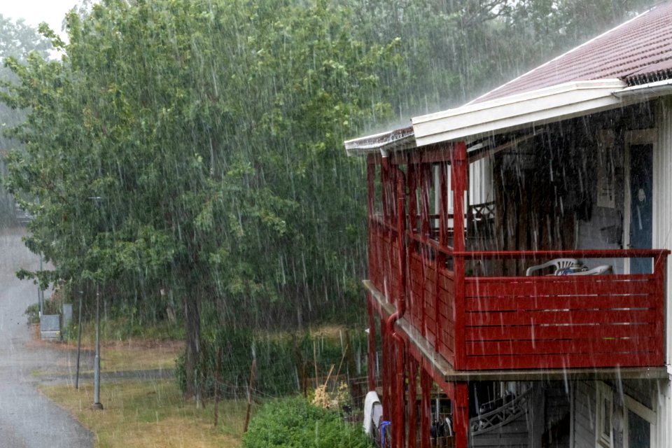 Summer rain in Brastad 1