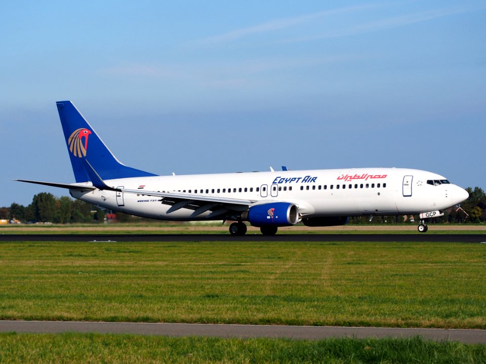 SU-GCP EgyptAir Boeing 737-866(WL) - cn 35560, landing 6October2013 pic2