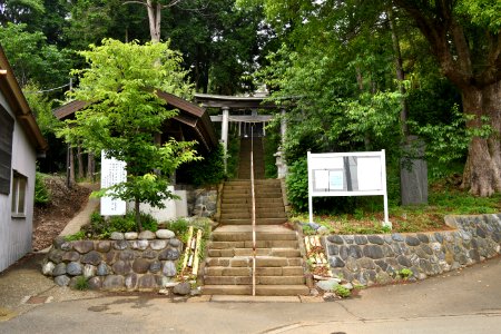 Sugiyama-jinja (Nishihassaku-cho, Midori-ku, Yokohama), entrance