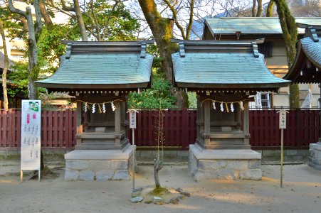 Sumiyoshi-jinja (Fukuoka), Sugawara-jinja and Hitomaru-jinja