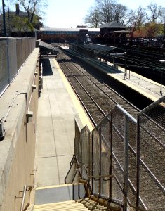 Summit NJ train station view photo