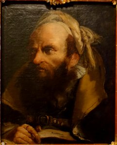 Study of an oriental, by Lorenzo Tiepolo, c. 1757 - Mainfränkisches Museum - Würzburg, Germany - DSC04583