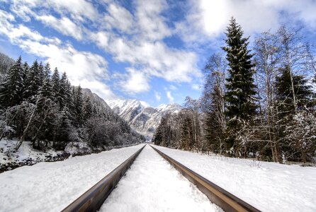 Tracks river hills