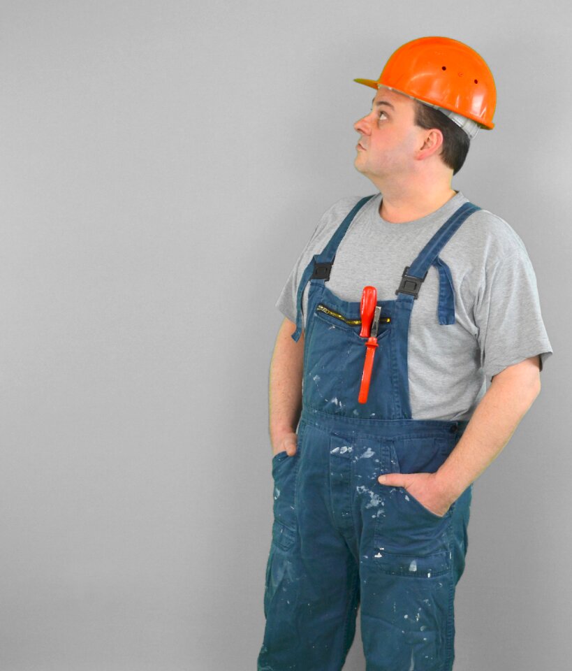 Construction site electrician