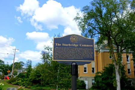 Sturbridge Common marker - Sturbridge, Massachusetts - DSC06068