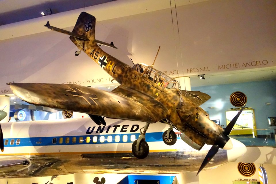 Stuka dive bomber, captured by Allies in North Africa, 1941 - Museum of Science and Industry (Chicago) - DSC06304