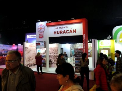 Stand de Huracan Feria del libro 2k17