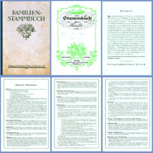 Stammbuch aus Sachsen ca. 1920