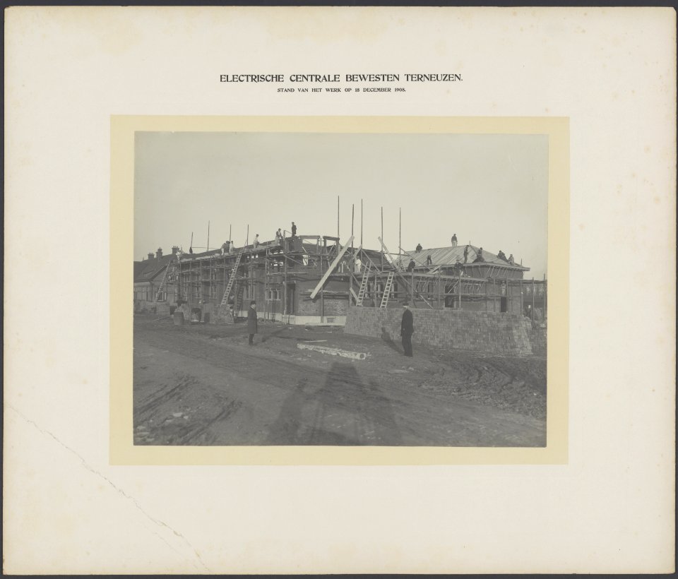Stand van het werk op 18 december 1908, Bestanddeelnr 754
