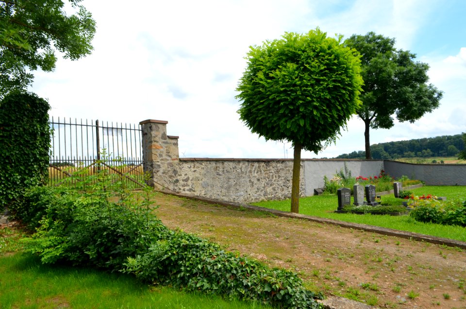 Stammheim, Friedhof, Mauer