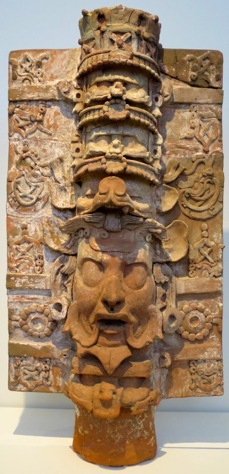 Stand for an incensario, Maya culture, Honolulu Museum of Art, 4180.1