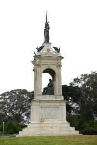 Star Spangled Banner Monument, view 4 - Golden Gate Park, San Francisco, CA - DSC05278