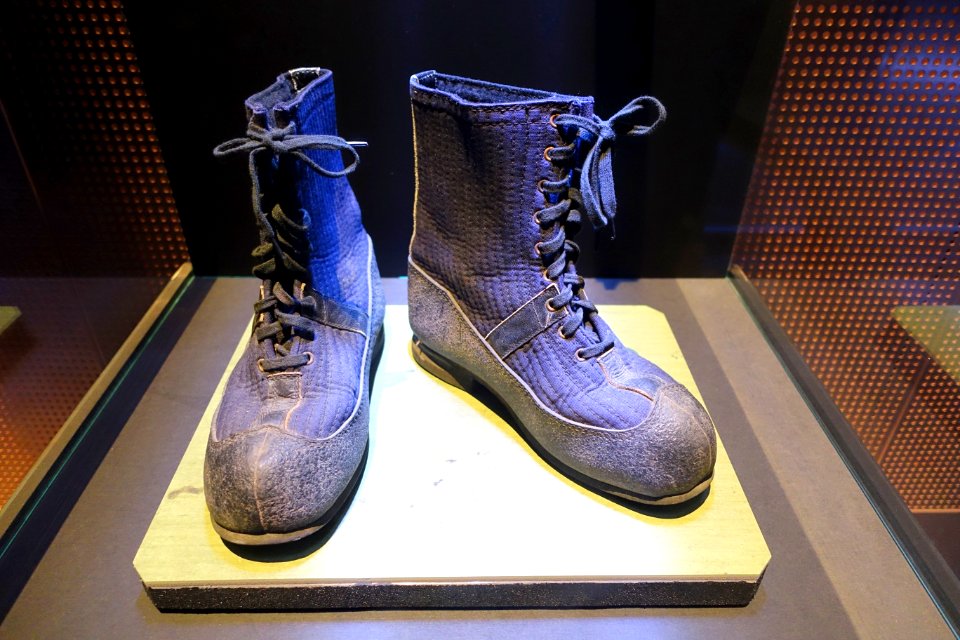 Submarine boots - Marinmuseum, Karlskrona, Sweden - DSC08963