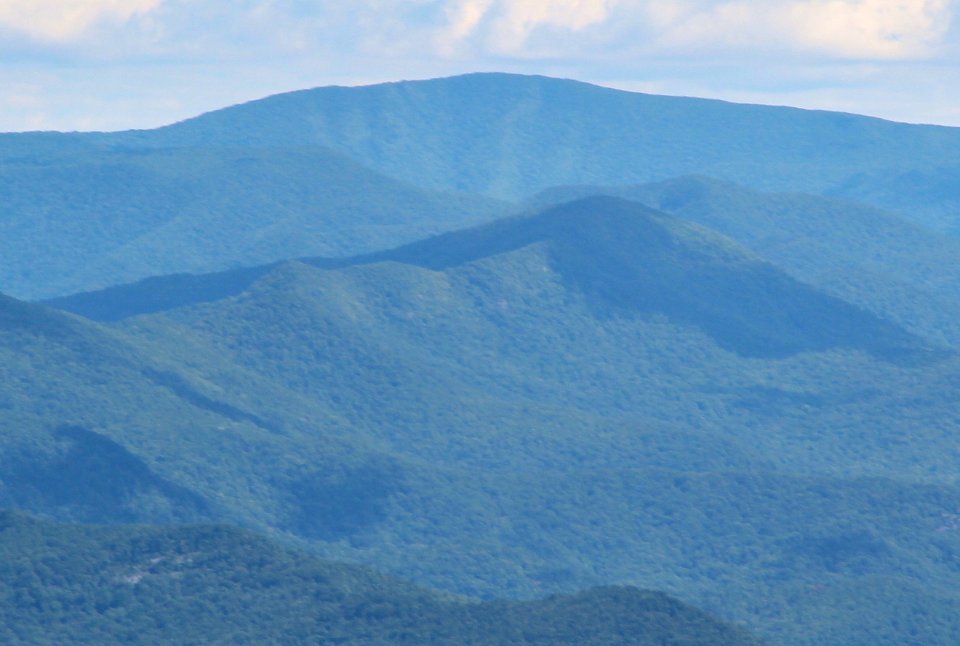 Standing Indian Mountain viewed from Brasstown Bald