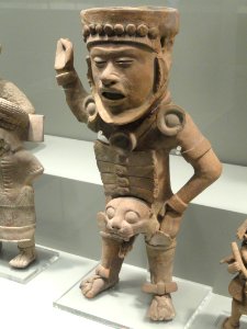 Standing Male Figure, 600-900 AD, El Zapotal style, central Veracruz, Mexico, earthenware - Gardiner Museum, Toronto - DSC01136
