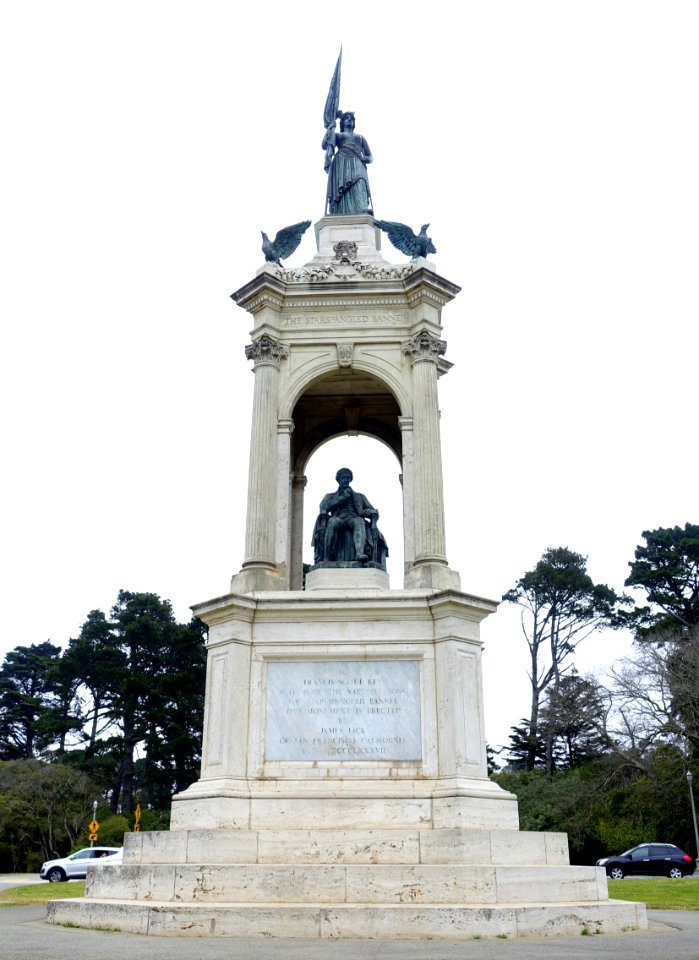Star Spangled Banner Monument, view 1 - Golden Gate Park, San Francisco, CA - DSC05284