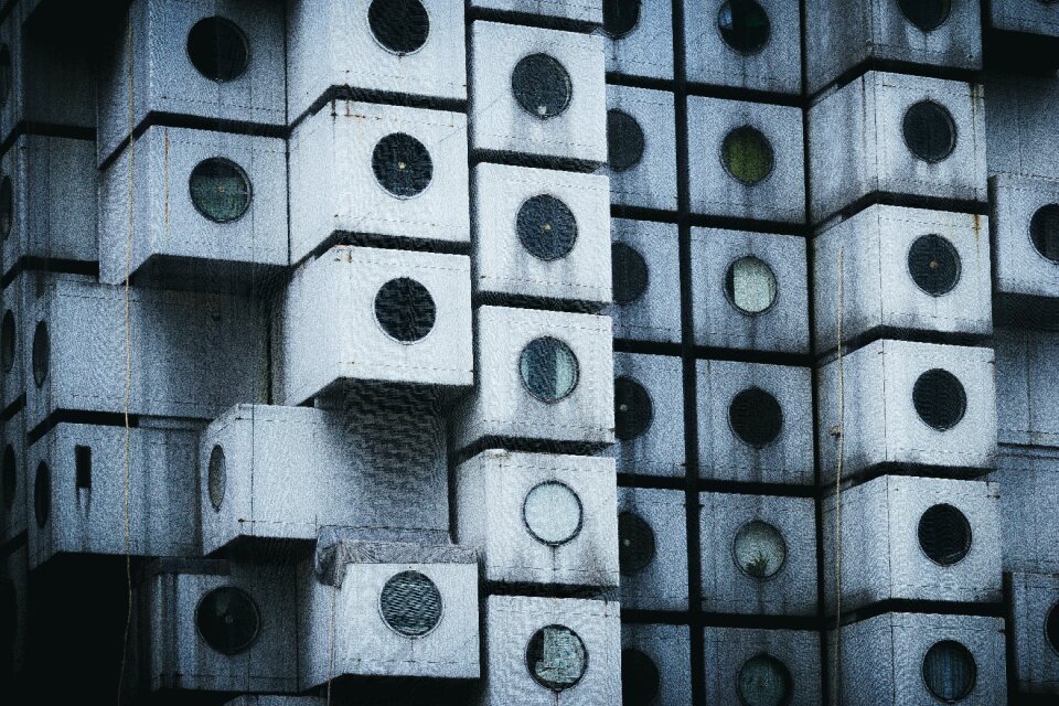 Metallic steel blue business