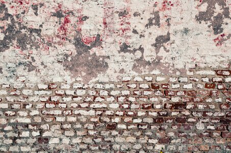 Brick wall background old building photo