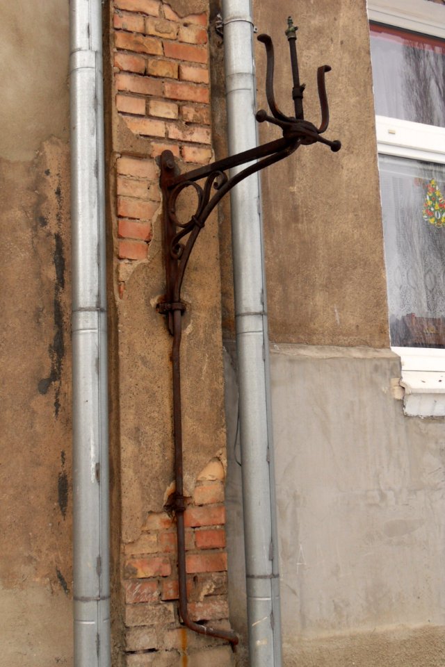 Stara lampa gazowa - Gdańsk ulica Twarda 5