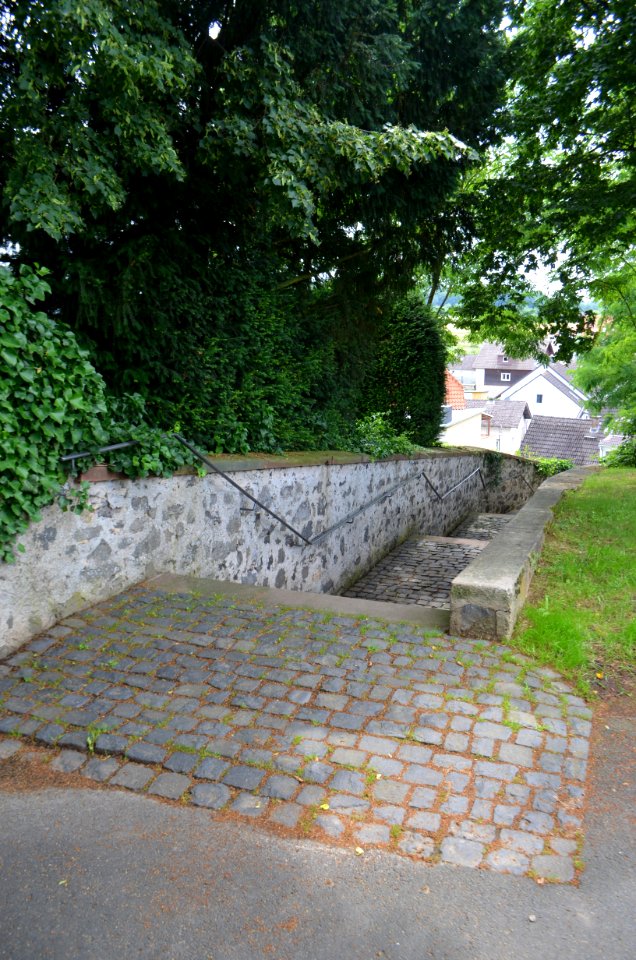 Stammheim, Friedhof, Treppe (2)