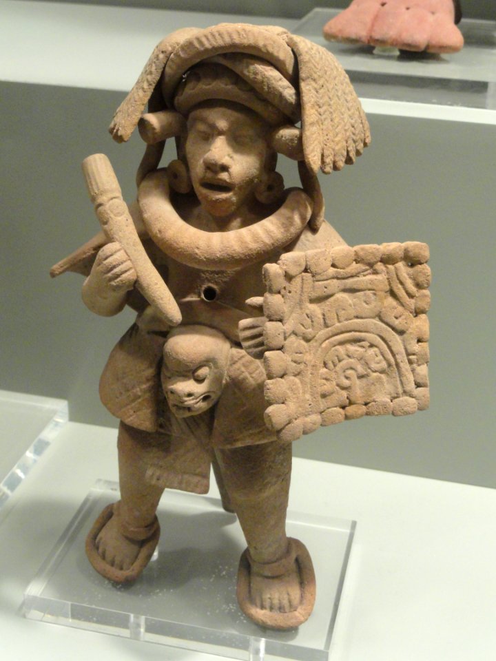 Standing Male Figure, 600-900 AD, El Zapotal style, central Veracruz, Mexico, earthenware - Gardiner Museum, Toronto - DSC01139