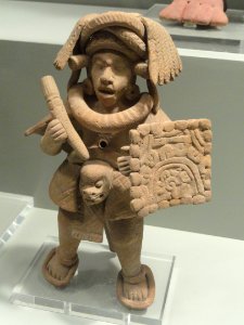 Standing Male Figure, 600-900 AD, El Zapotal style, central Veracruz, Mexico, earthenware - Gardiner Museum, Toronto - DSC01139