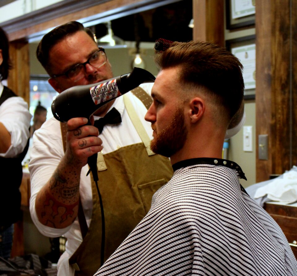 Salon hairdresser stylist