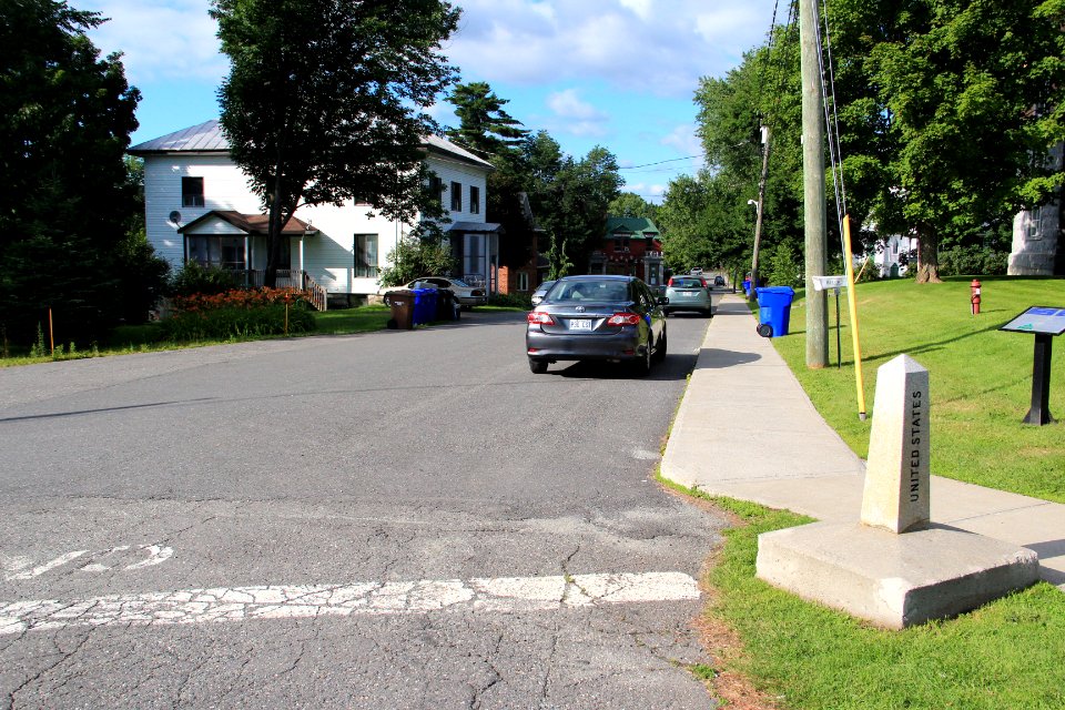 Stanstead Quebec ViewAcrossBorder