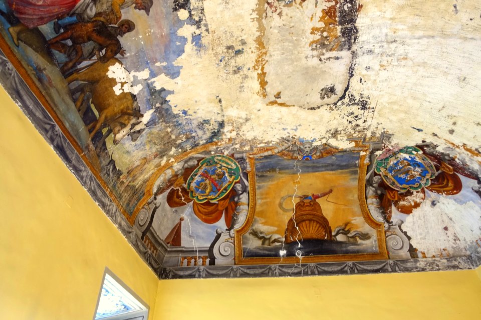 Stanza della Notte ceiling - Villa Grazioli - Grottaferrata, Italy - DSC03550