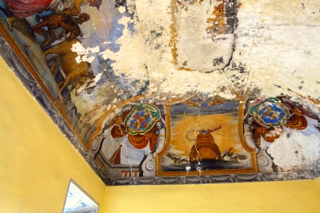 Stanza della Notte ceiling - Villa Grazioli - Grottaferrata, Italy - DSC03550