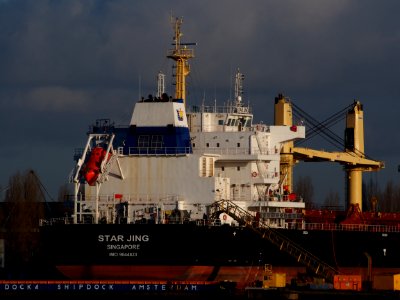 STAR JING IMO 9644823 in the dry docks, Port of amsterdam, pic1-001
