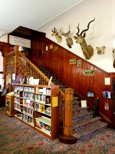 Stairway to museum - Pember Library and Museum - Granville, New York - 20180224 144813